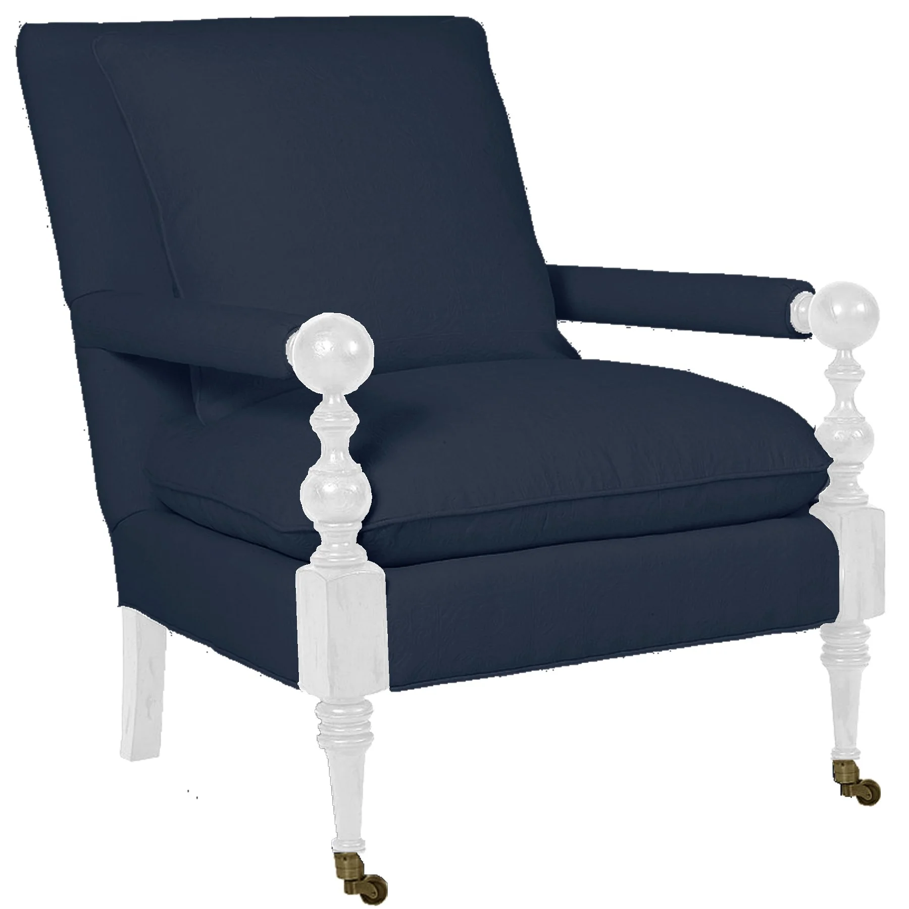 Banyon Lounge Chair in "Stain Resistant Ivory" - Image 7