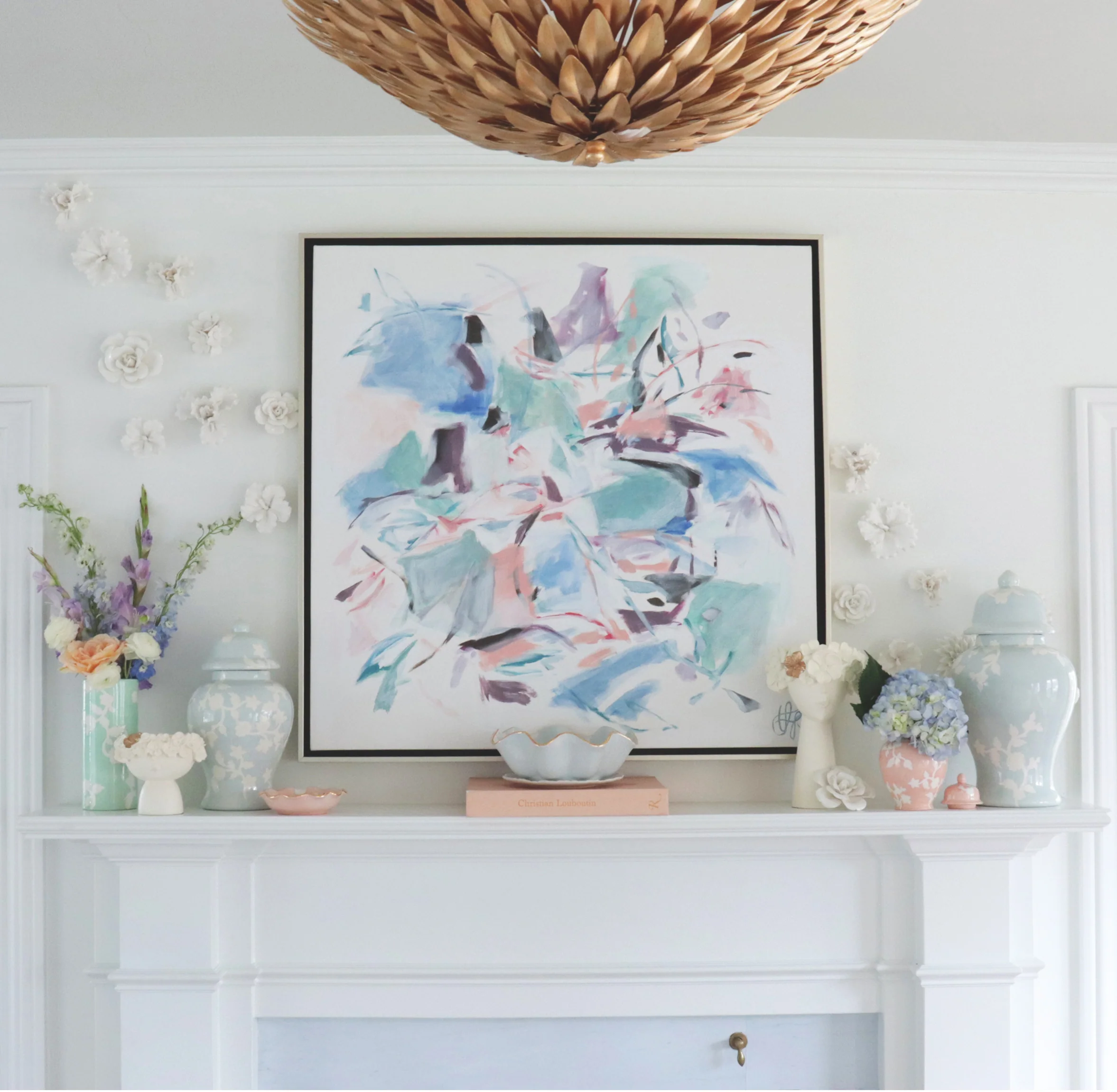 Chinoiserie Dreams Column Vase - Image 4