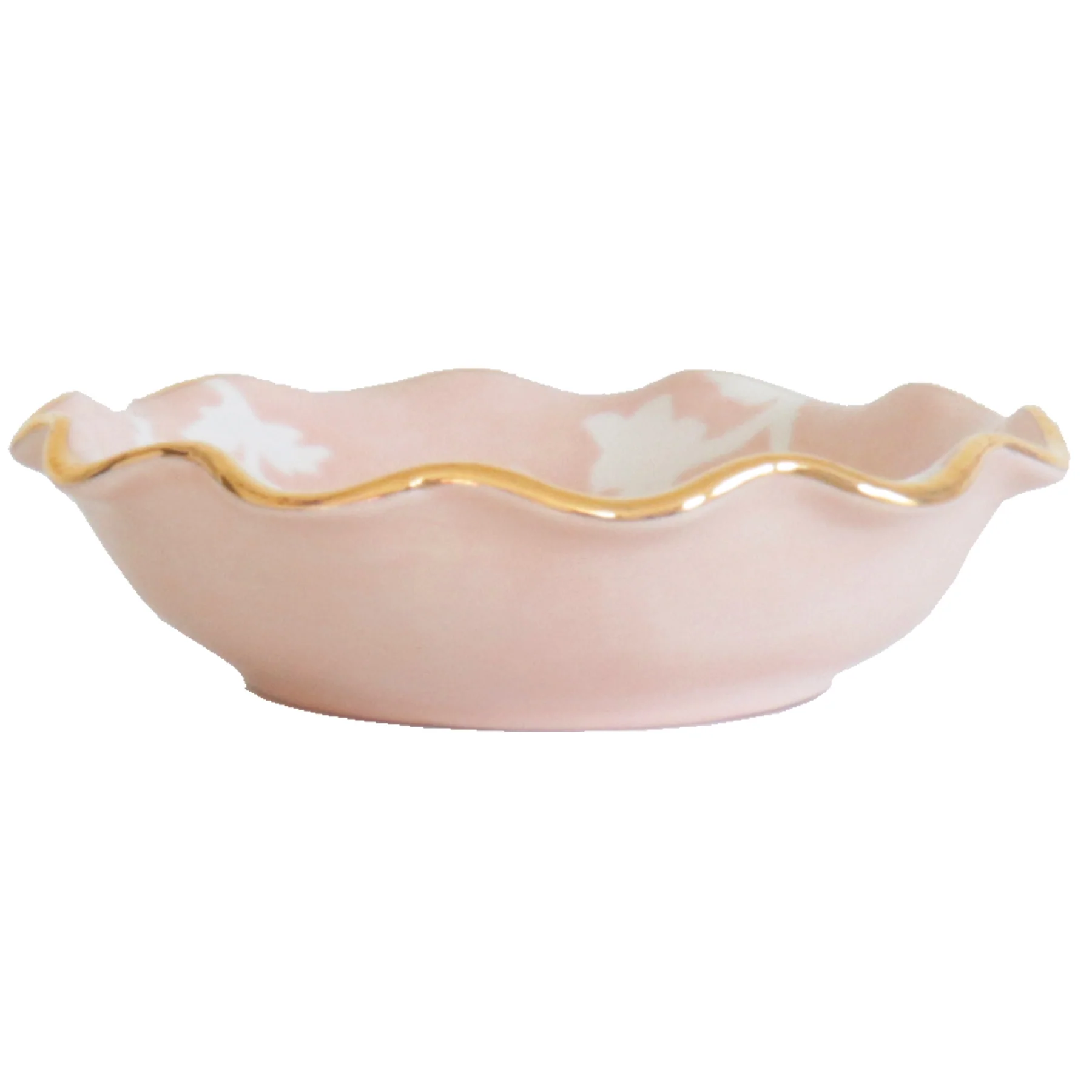 Chinoiserie Dreams Scalloped Bowls with 22K Gold Accent - Image 13