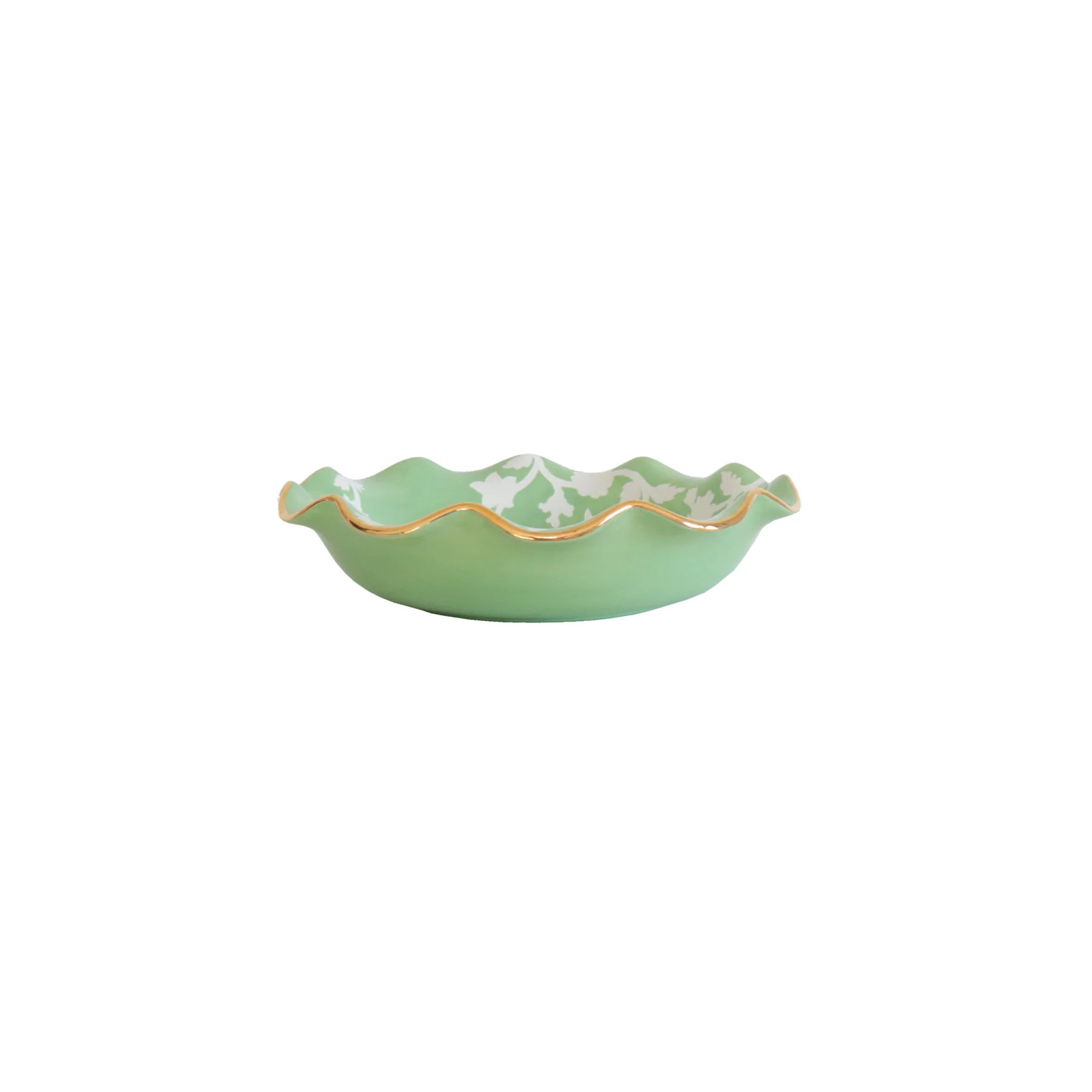 Chinoiserie Dreams Scalloped Bowls with 22K Gold Accent - Image 16