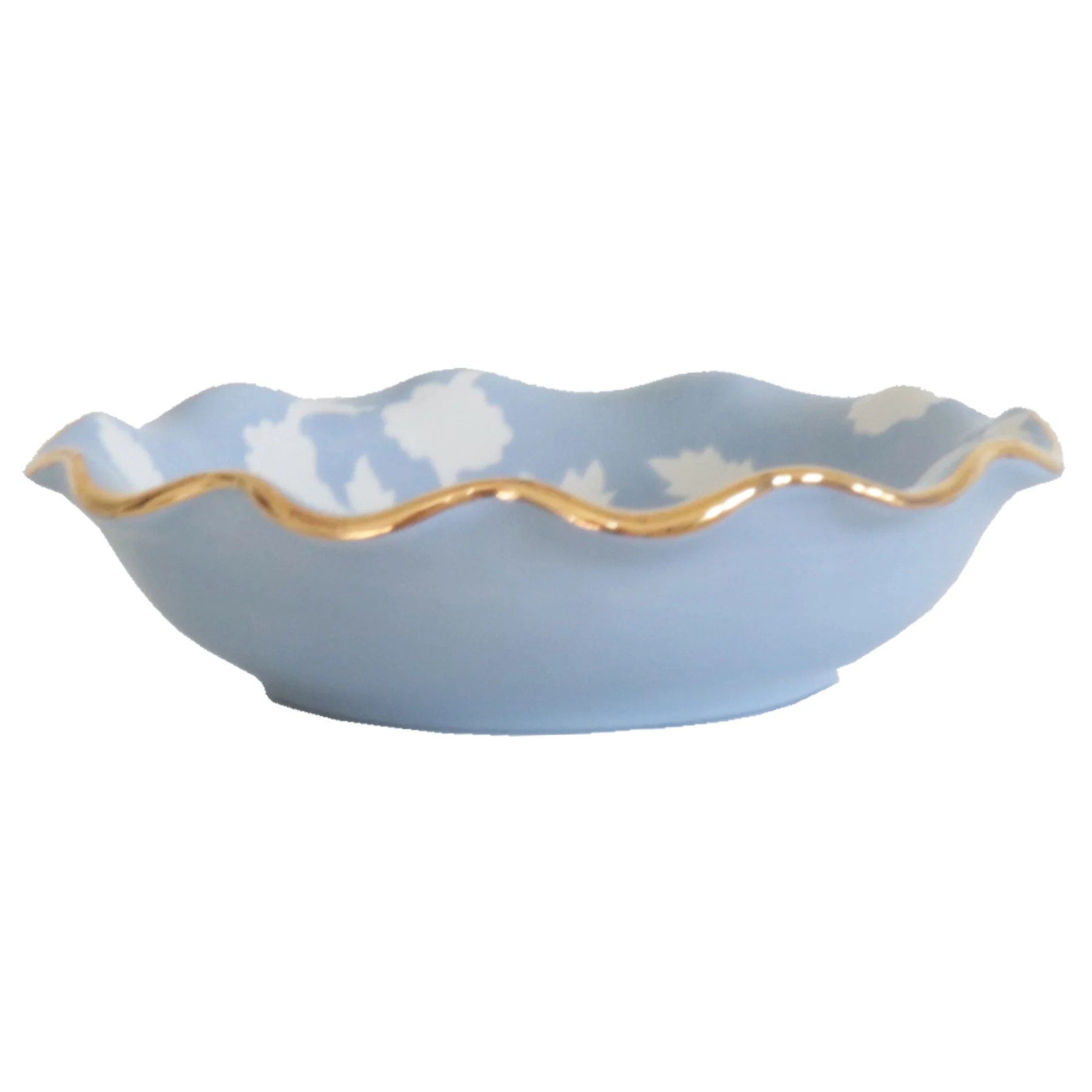 Chinoiserie Dreams Scalloped Bowls with 22K Gold Accent - Image 22