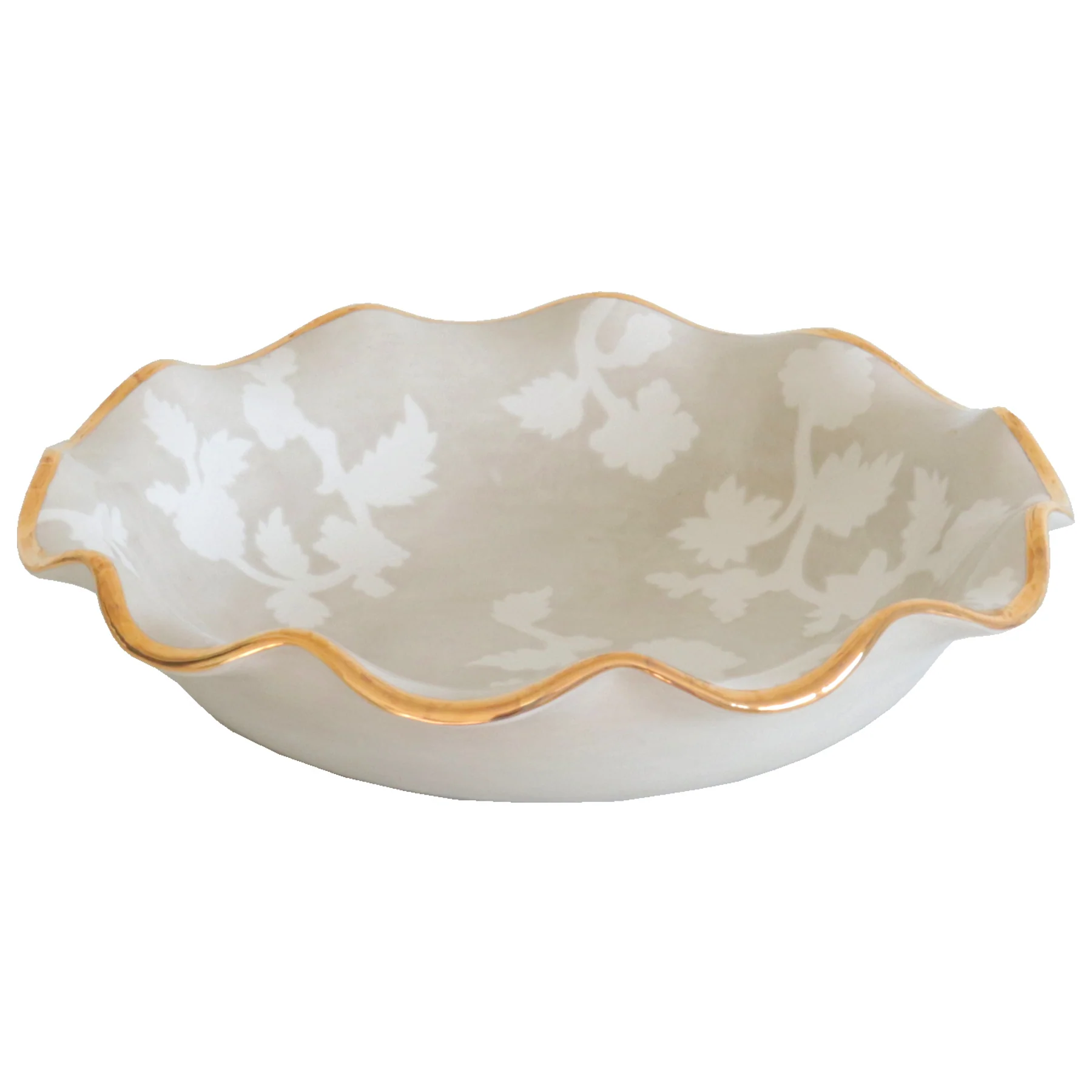 Chinoiserie Dreams Scalloped Bowls with 22K Gold Accent - Image 25