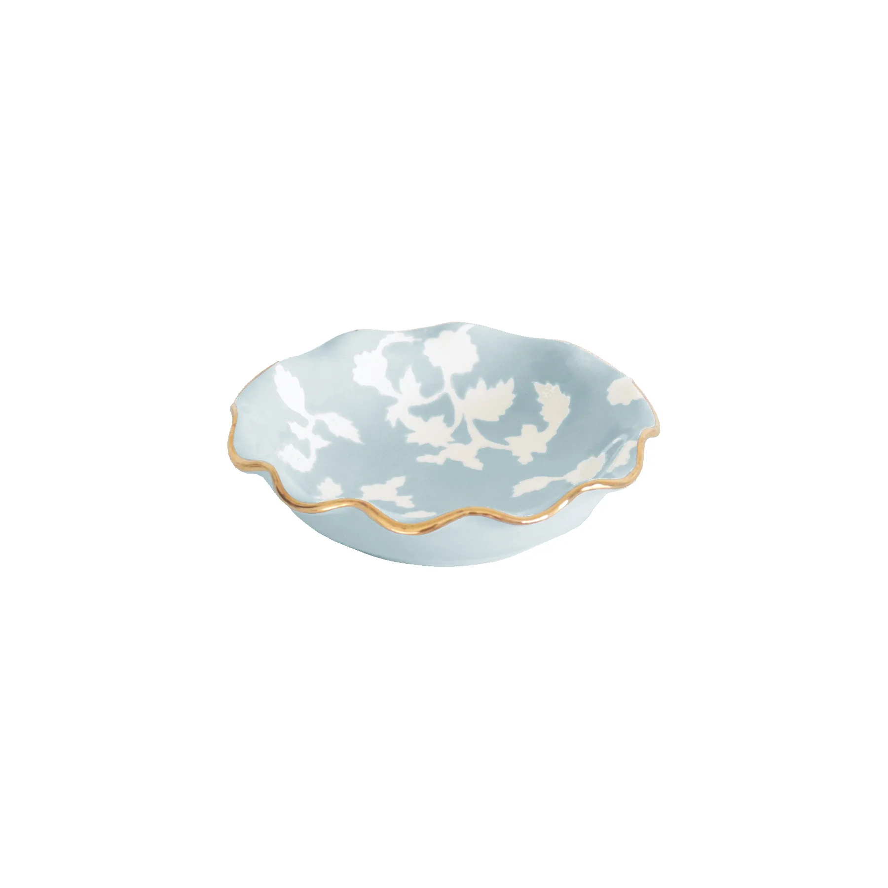 Chinoiserie Dreams Scalloped Bowls with 22K Gold Accent - Image 31