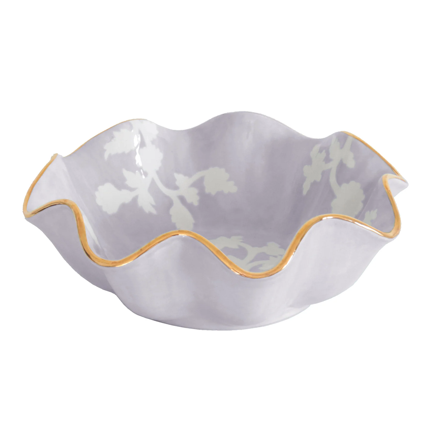 Chinoiserie Dreams Scalloped Bowls with 22K Gold Accent - Image 33