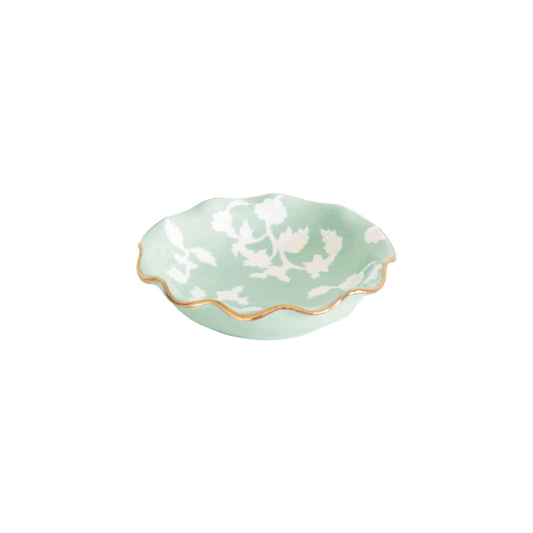 Chinoiserie Dreams Scalloped Bowls with 22K Gold Accent - Image 44