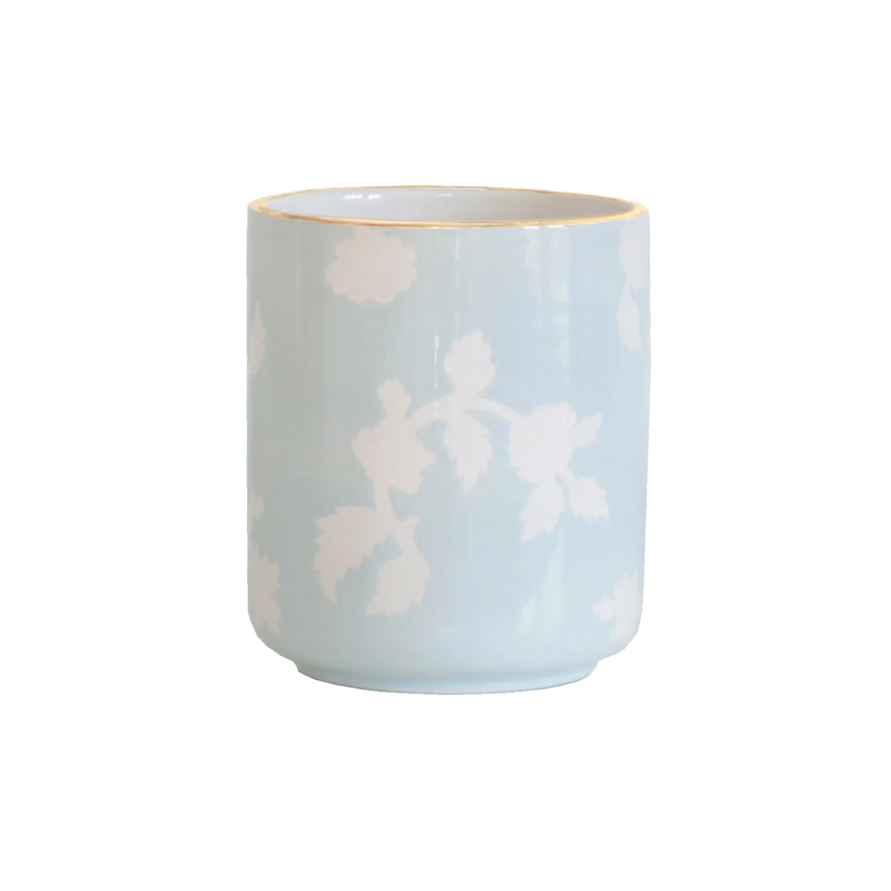 Chinoiserie Dreams Vase with 22K Gold Accent - Image 8