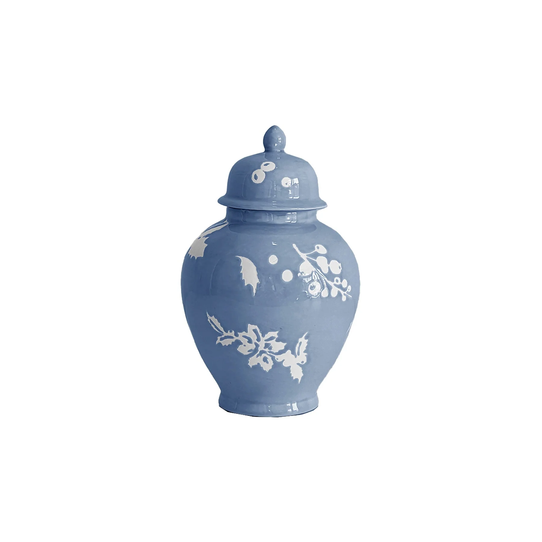 Deck the Halls Ginger Jars in French Blue - Image 3