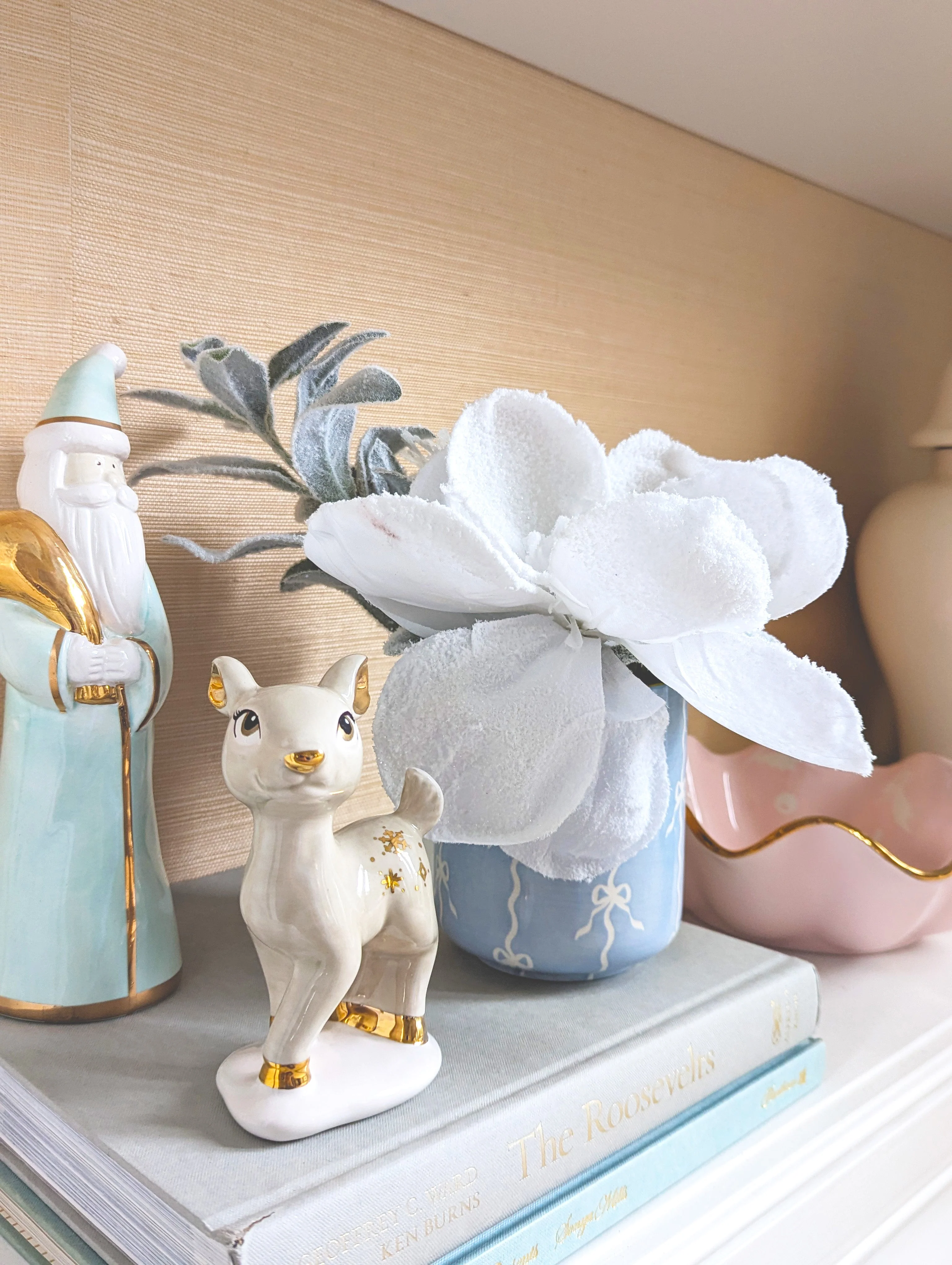 Deck the Halls Ginger Jars in French Blue - Image 9