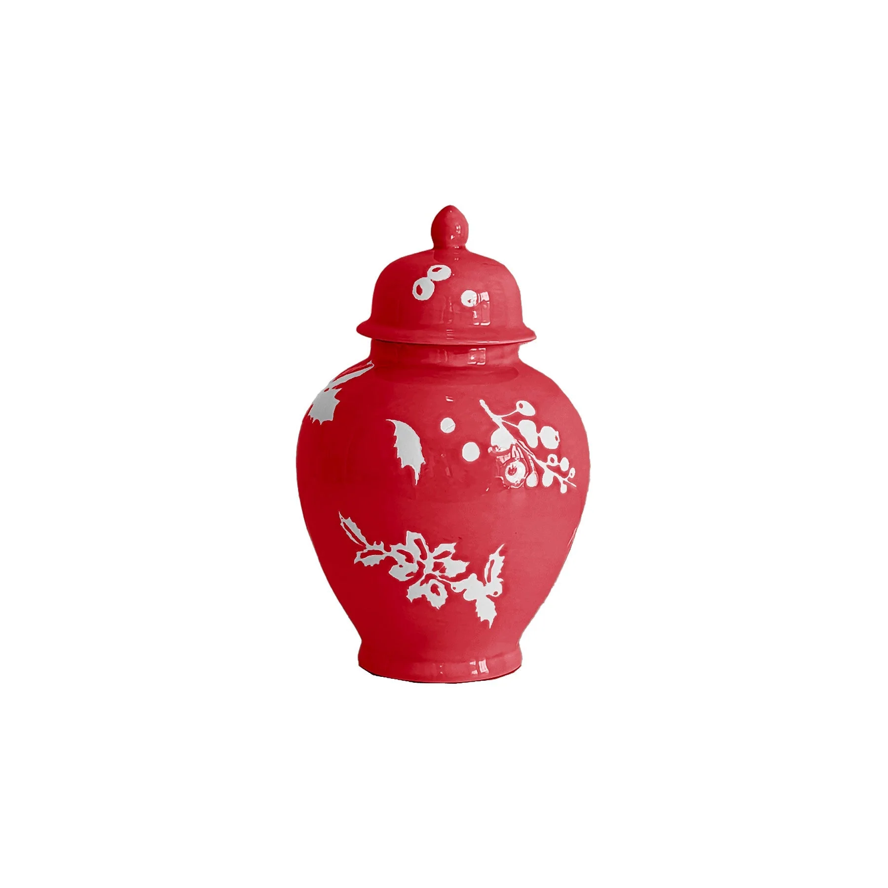 Deck the Halls Ginger Jars in Red - Image 3