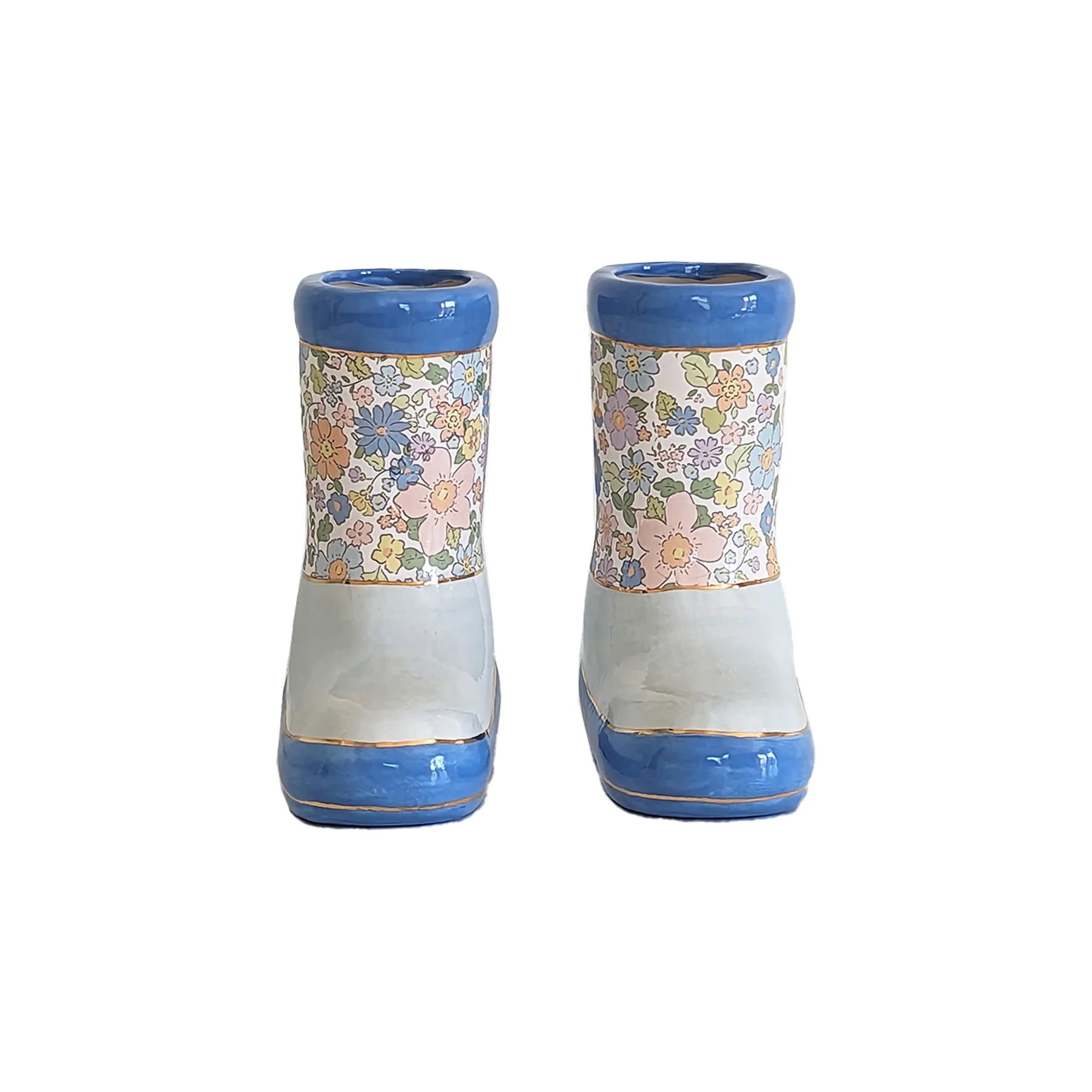 Flower Field Rain Boots Vases (Set of 2) - Image 4