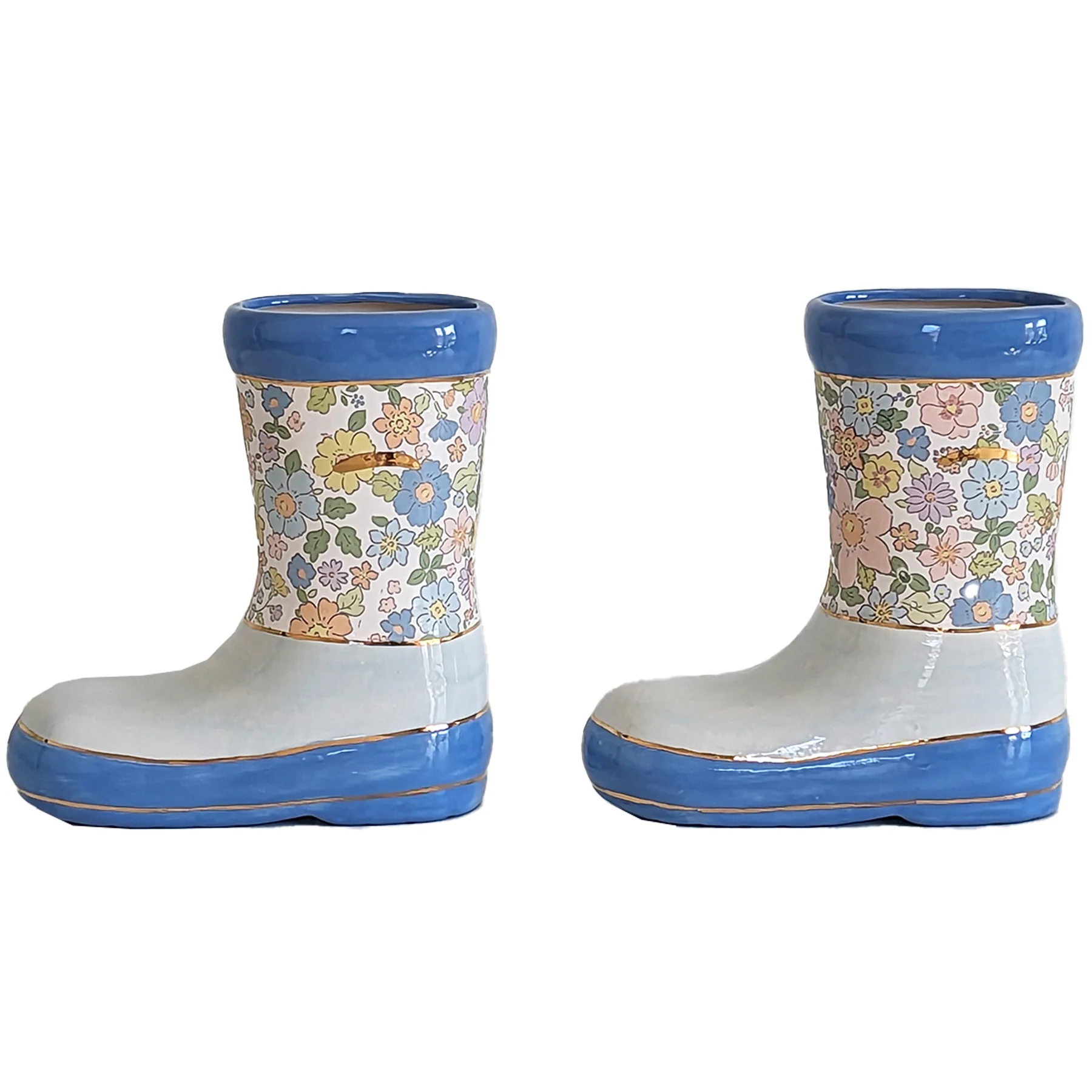 Flower Field Rain Boots Vases (Set of 2) - Image 6