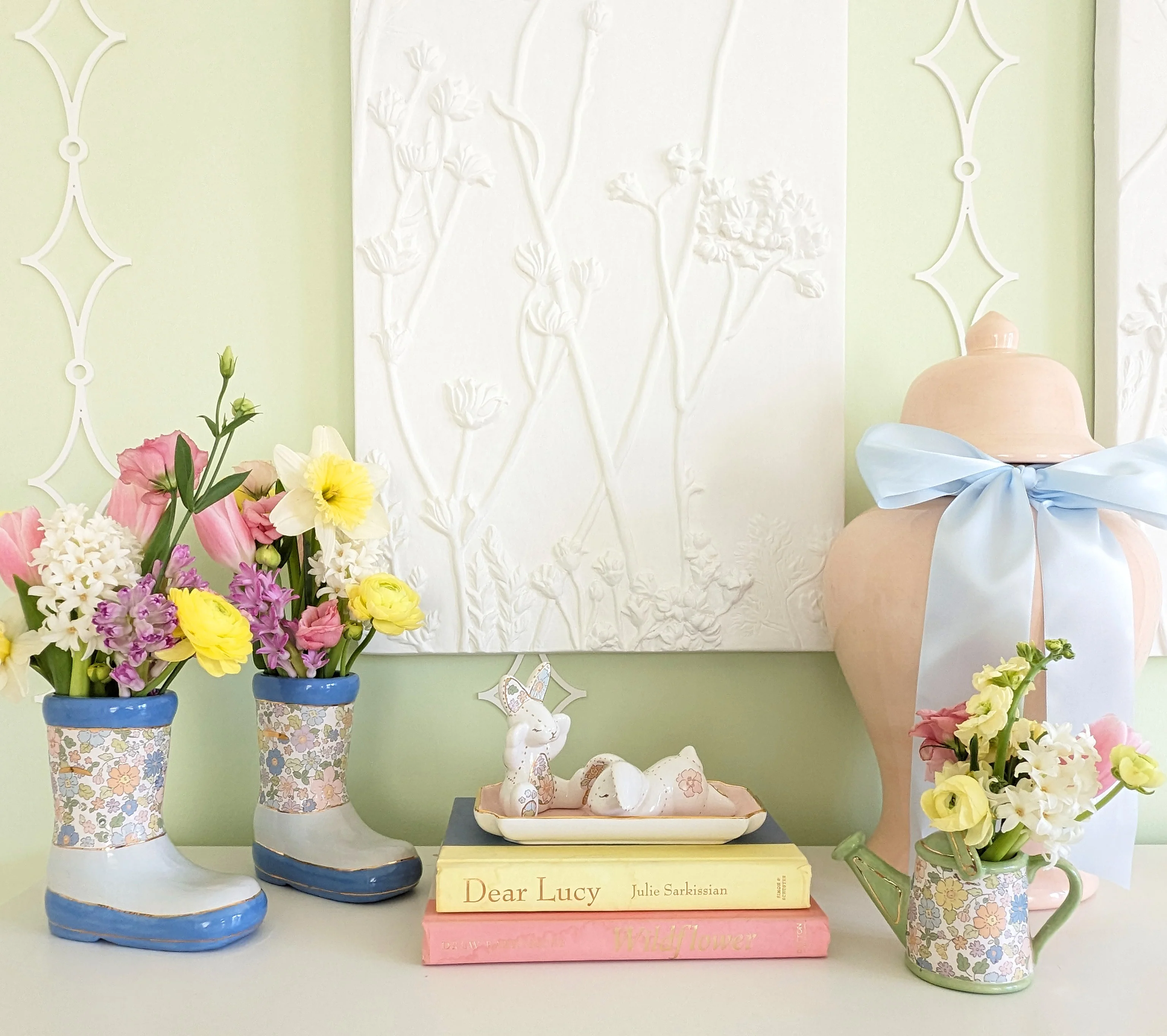 Flower Field Rain Boots Vases (Set of 2) - Image 8