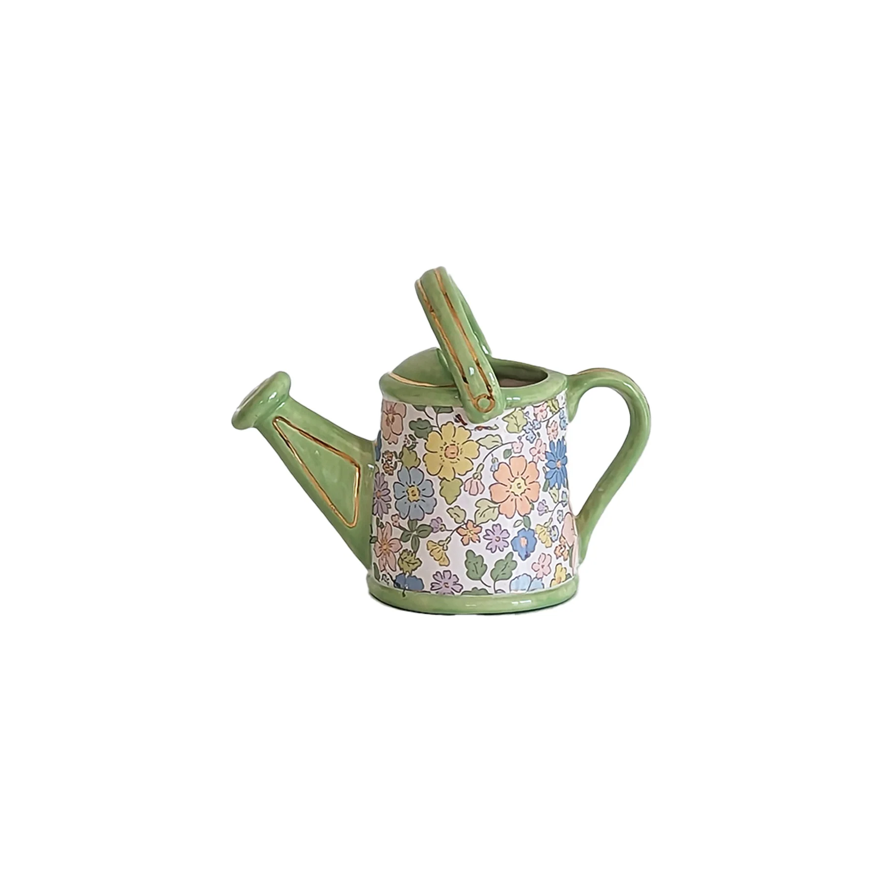 Flower Field Watering Can Bud Vase - Image 3