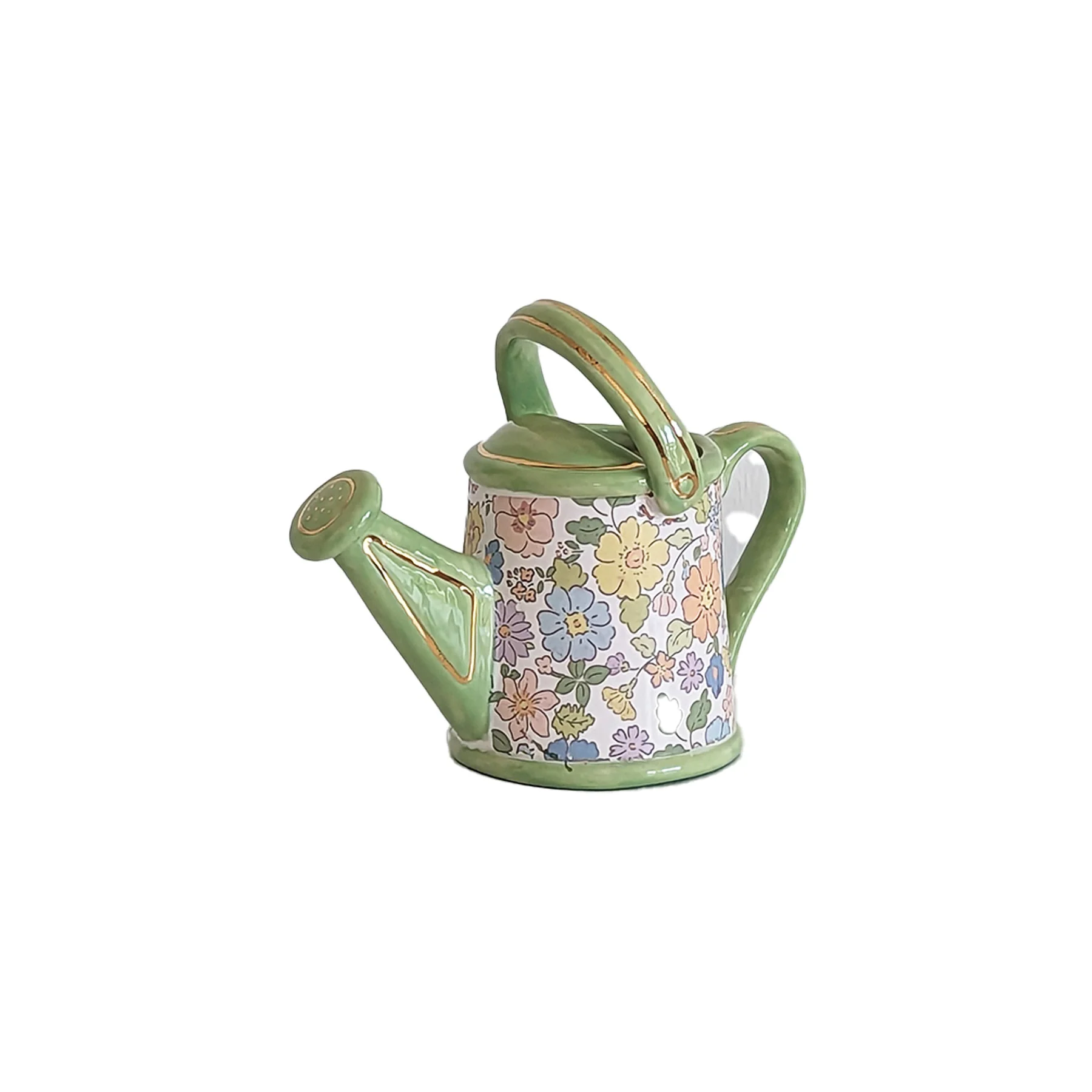 Flower Field Watering Can Bud Vase - Image 5