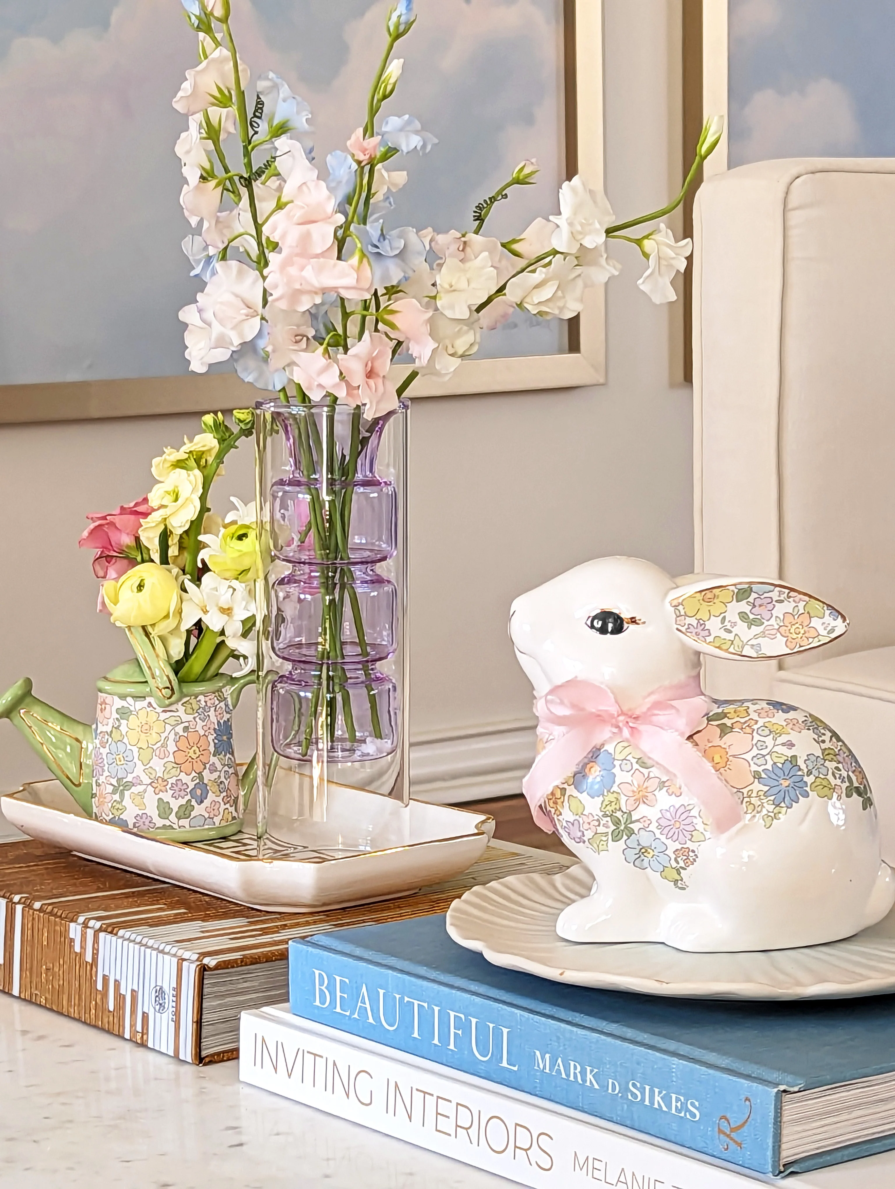 Flower Field Watering Can Bud Vase - Image 8