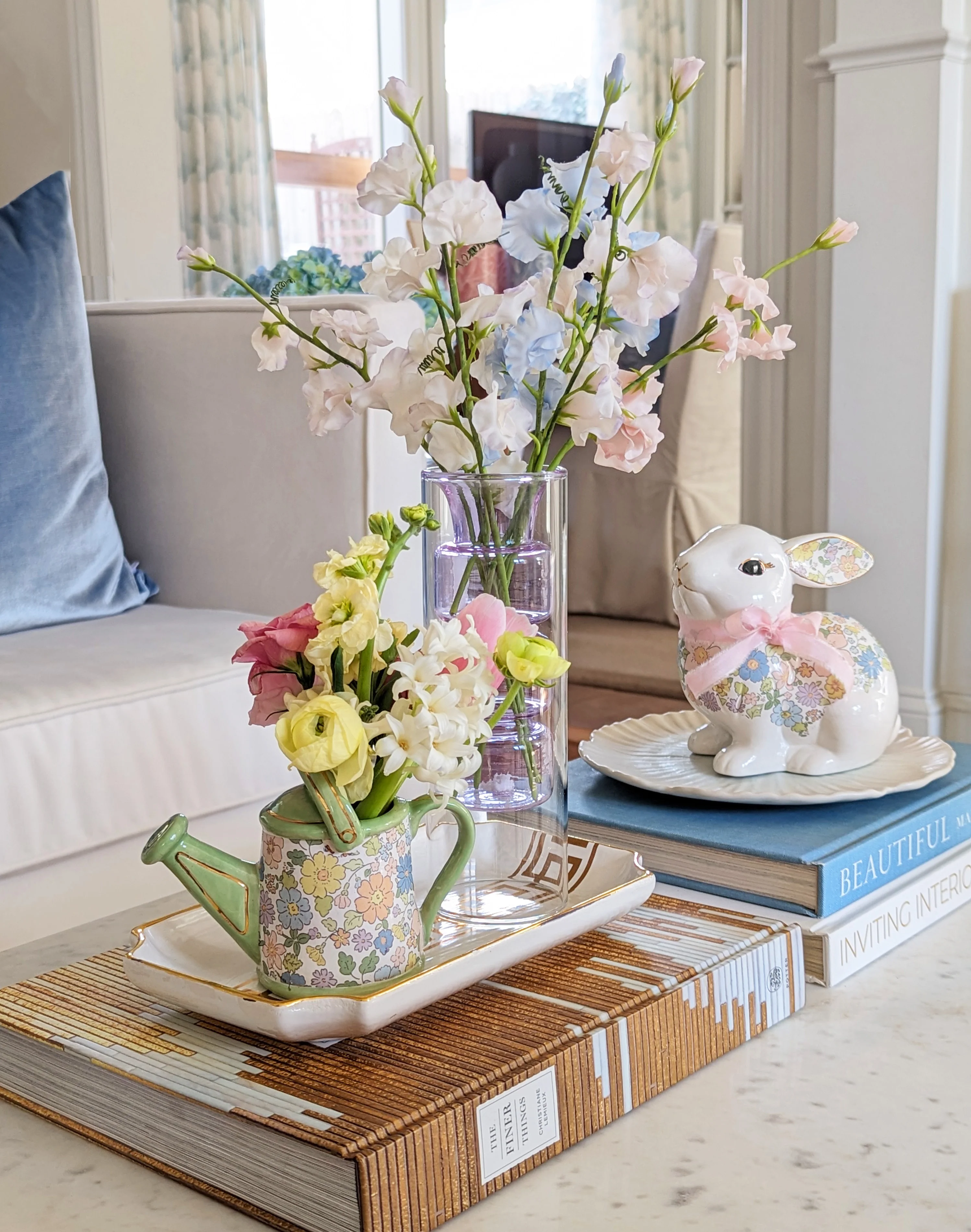 Flower Field Watering Can Bud Vase - Image 9