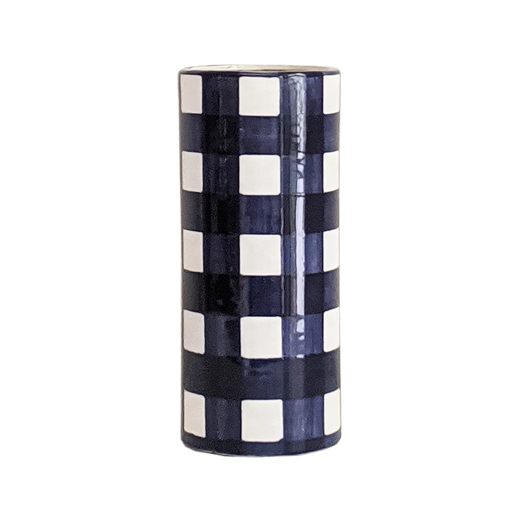 Gingham Column Vase - Image 11