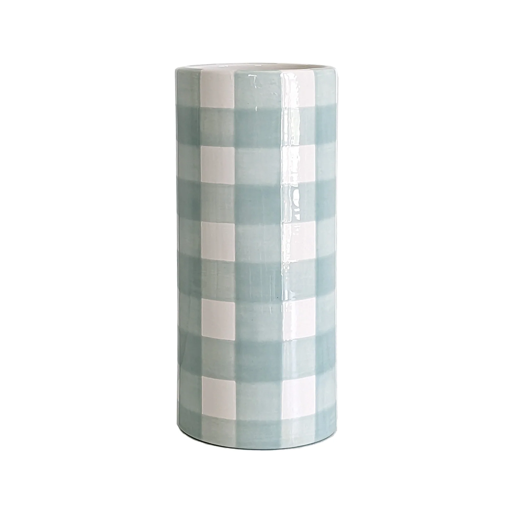 Gingham Column Vase - Image 24