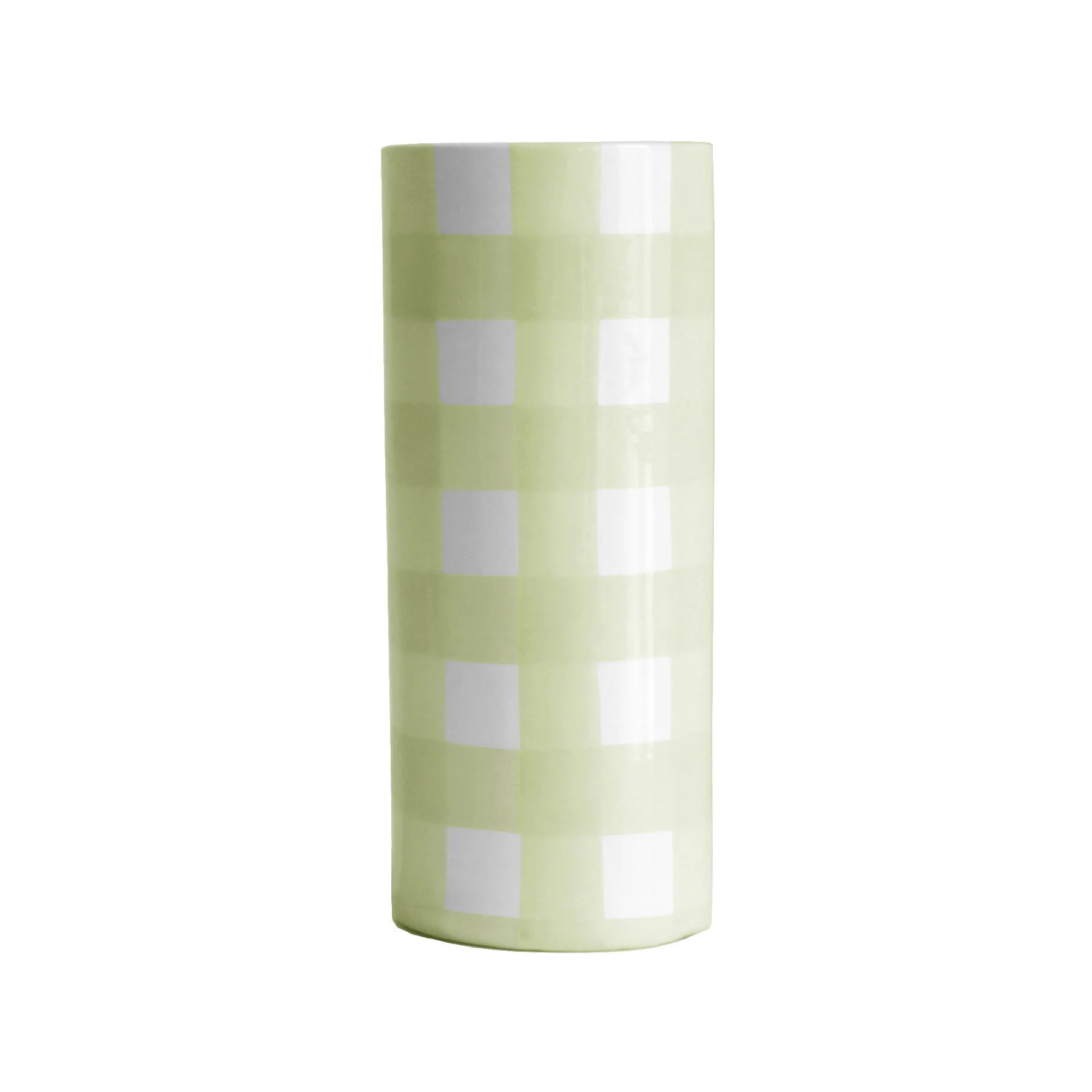 Gingham Column Vase - Image 3