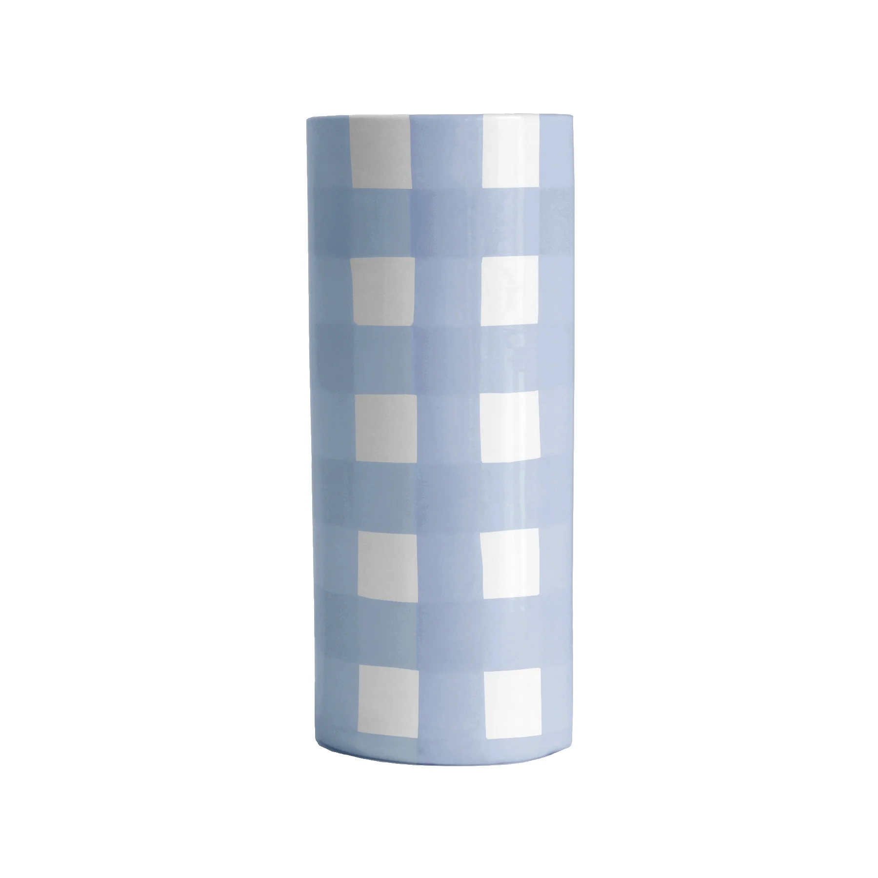 Gingham Column Vase - Image 4