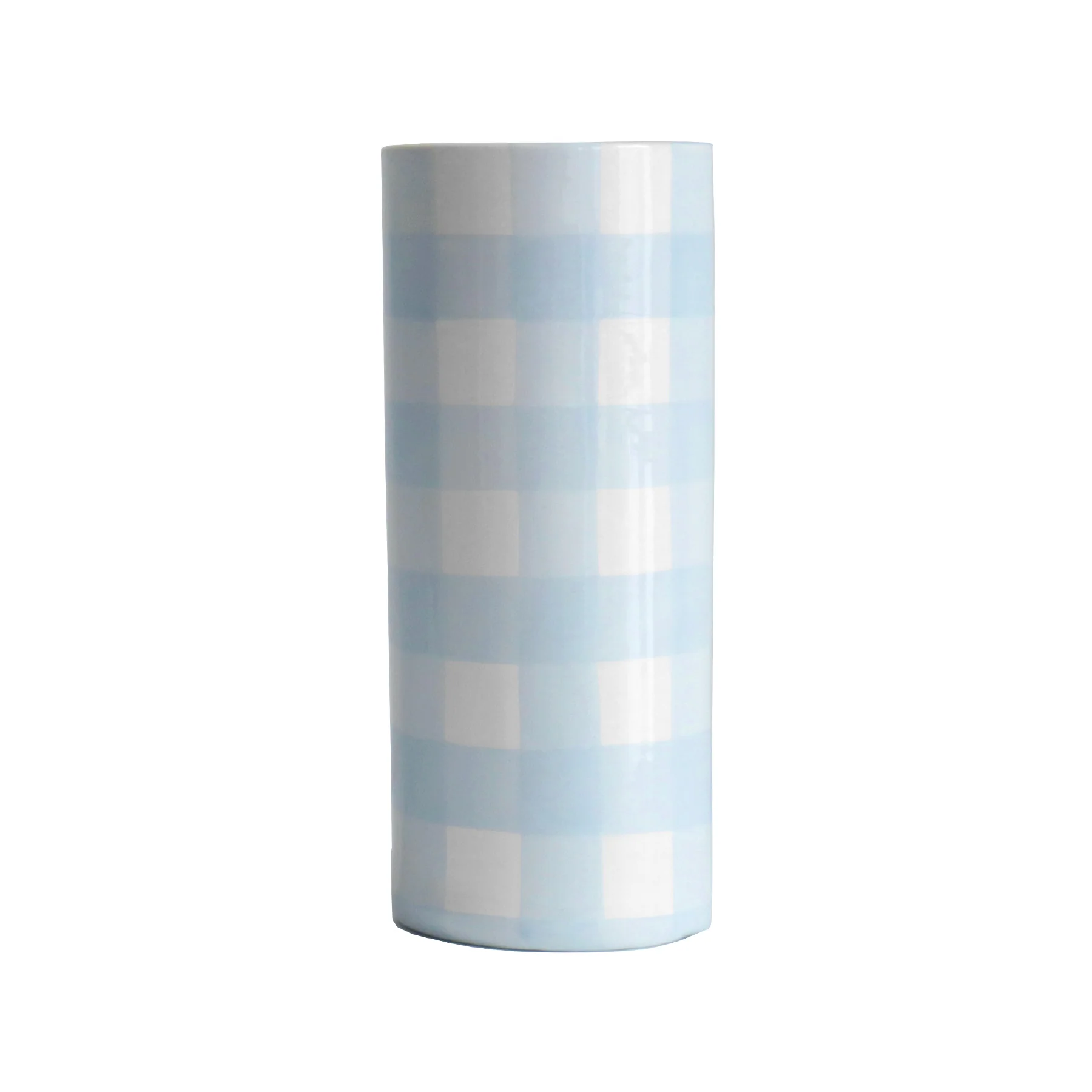 Gingham Column Vase - Image 5