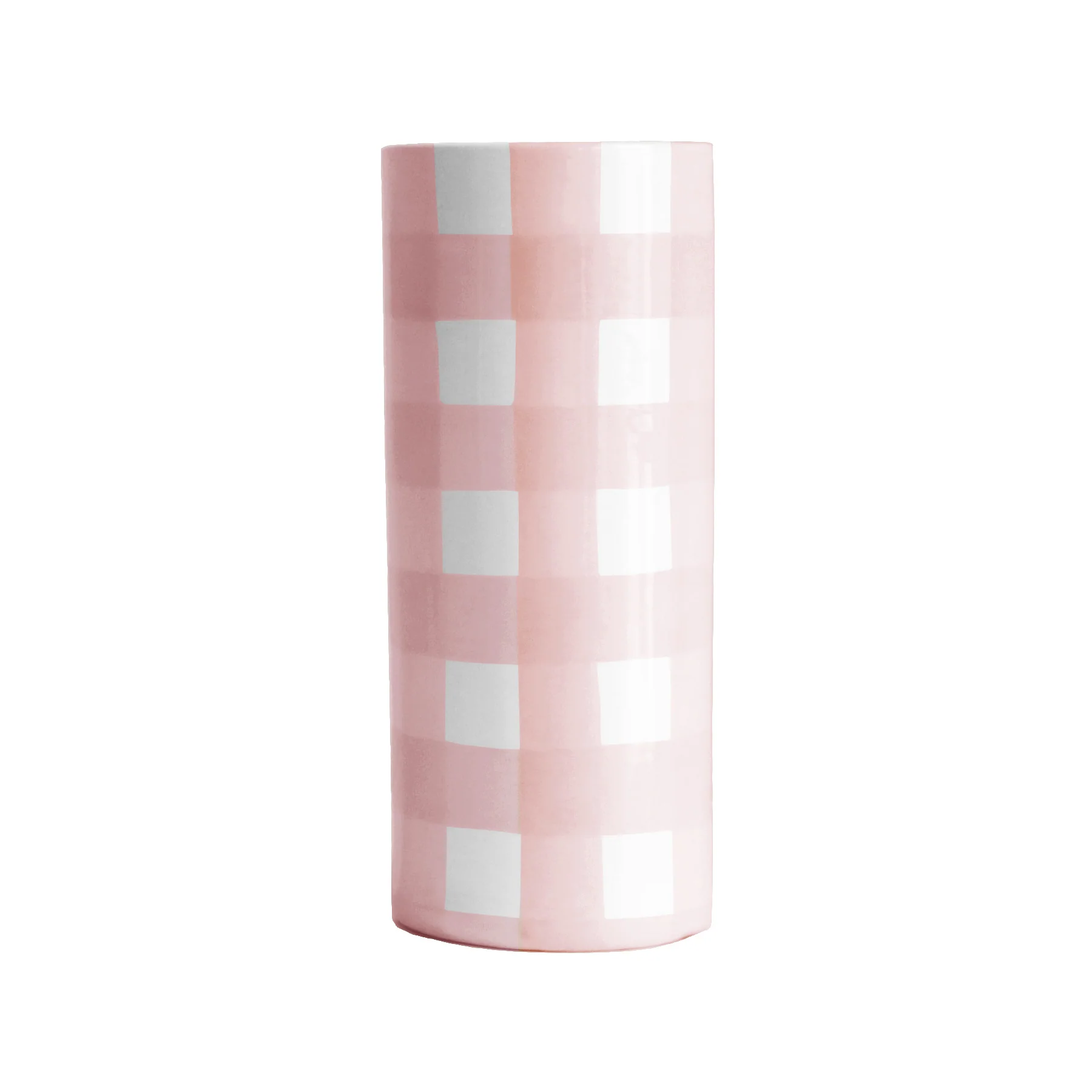 Gingham Column Vase - Image 6