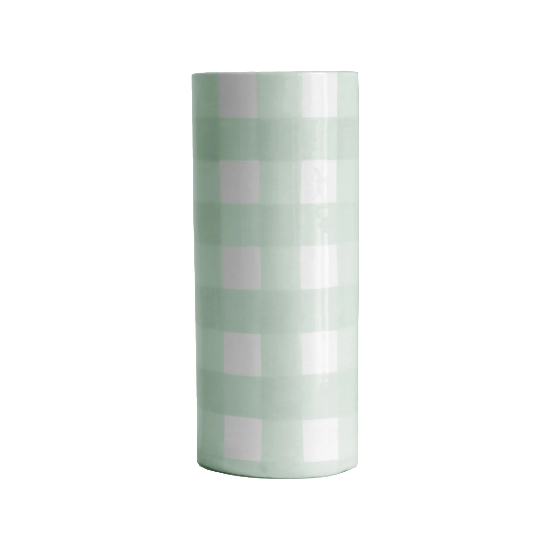 Gingham Column Vase - Image 7