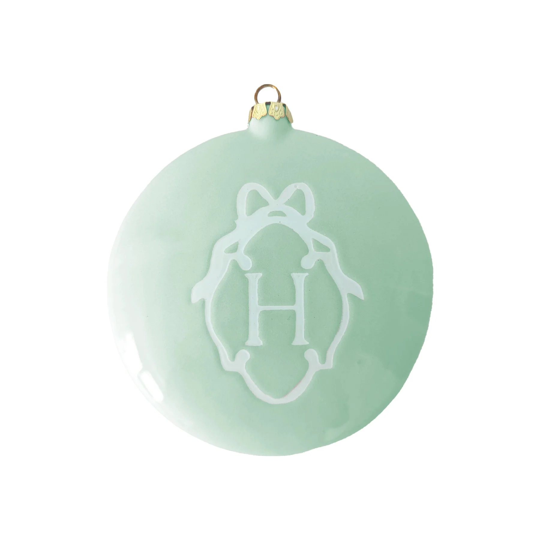 Large Ornament with Bow Monogram - Image 11