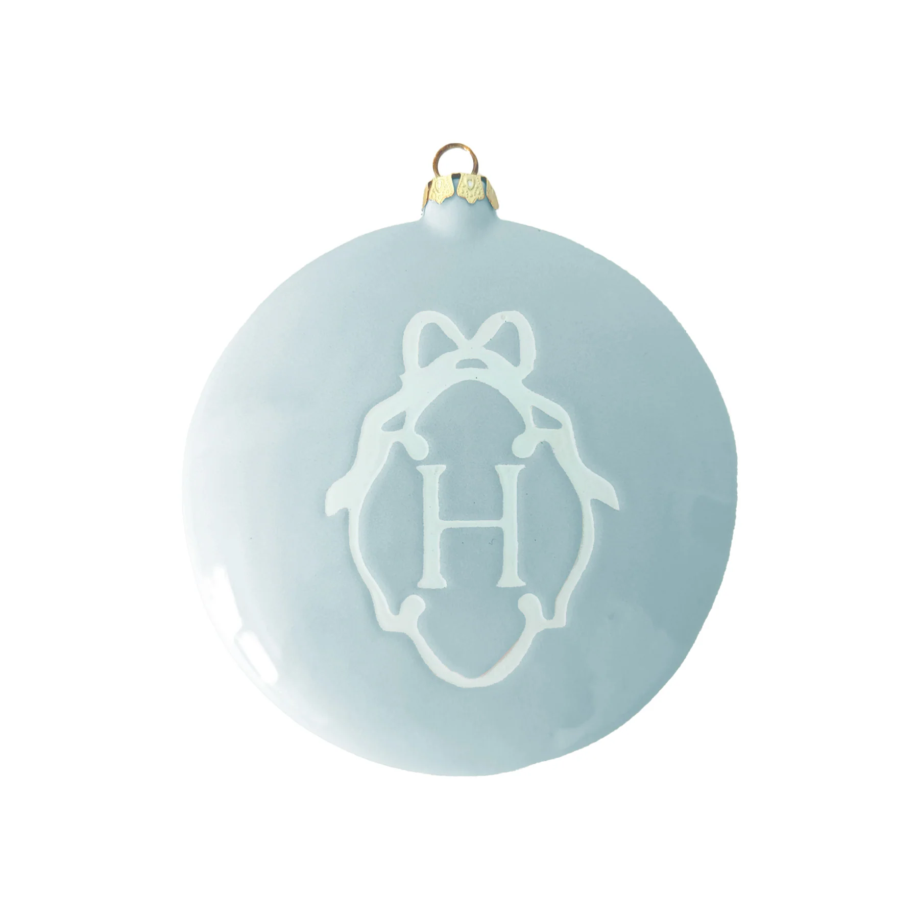 Large Ornament with Bow Monogram - Image 6