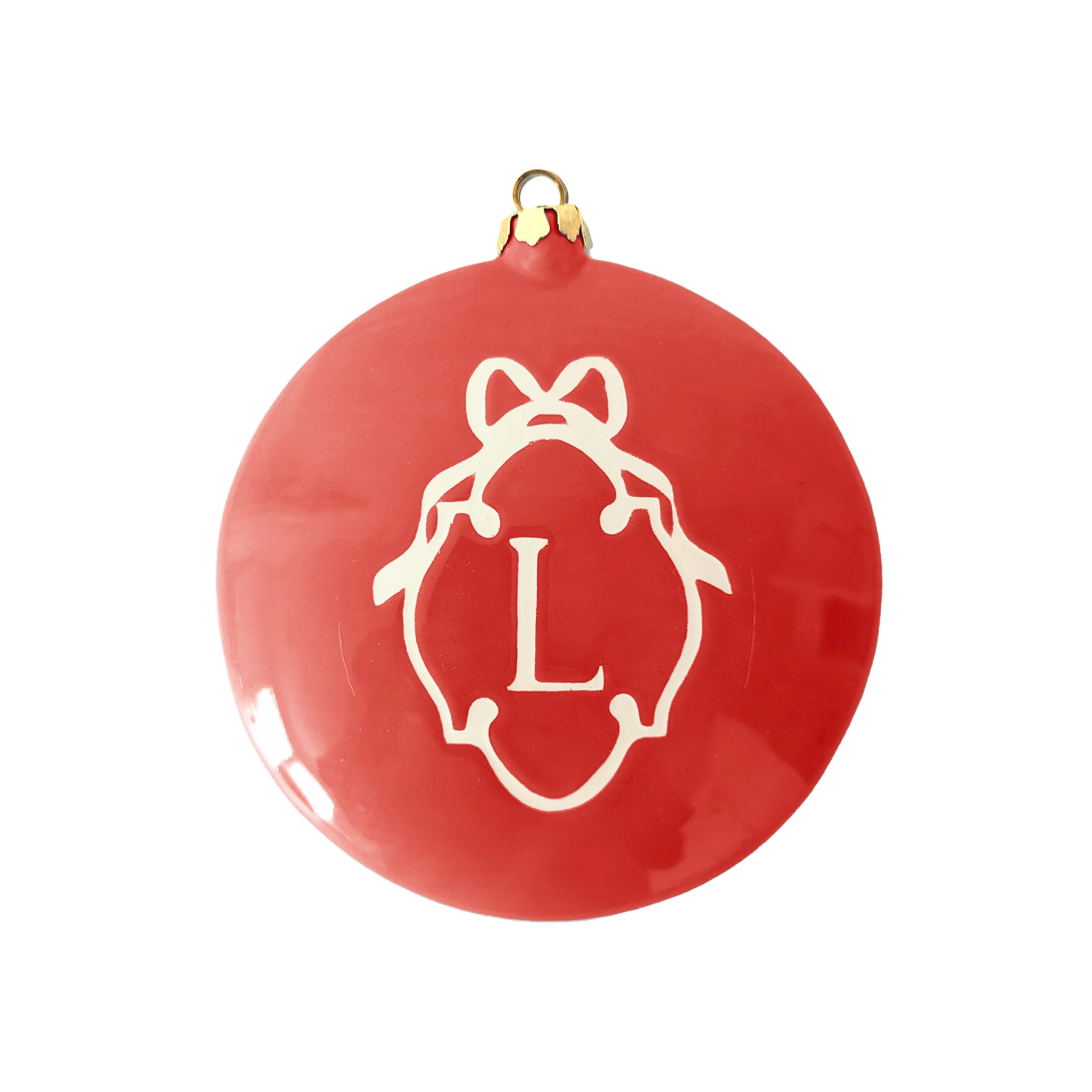 Large Ornament with Bow Monogram - Image 9