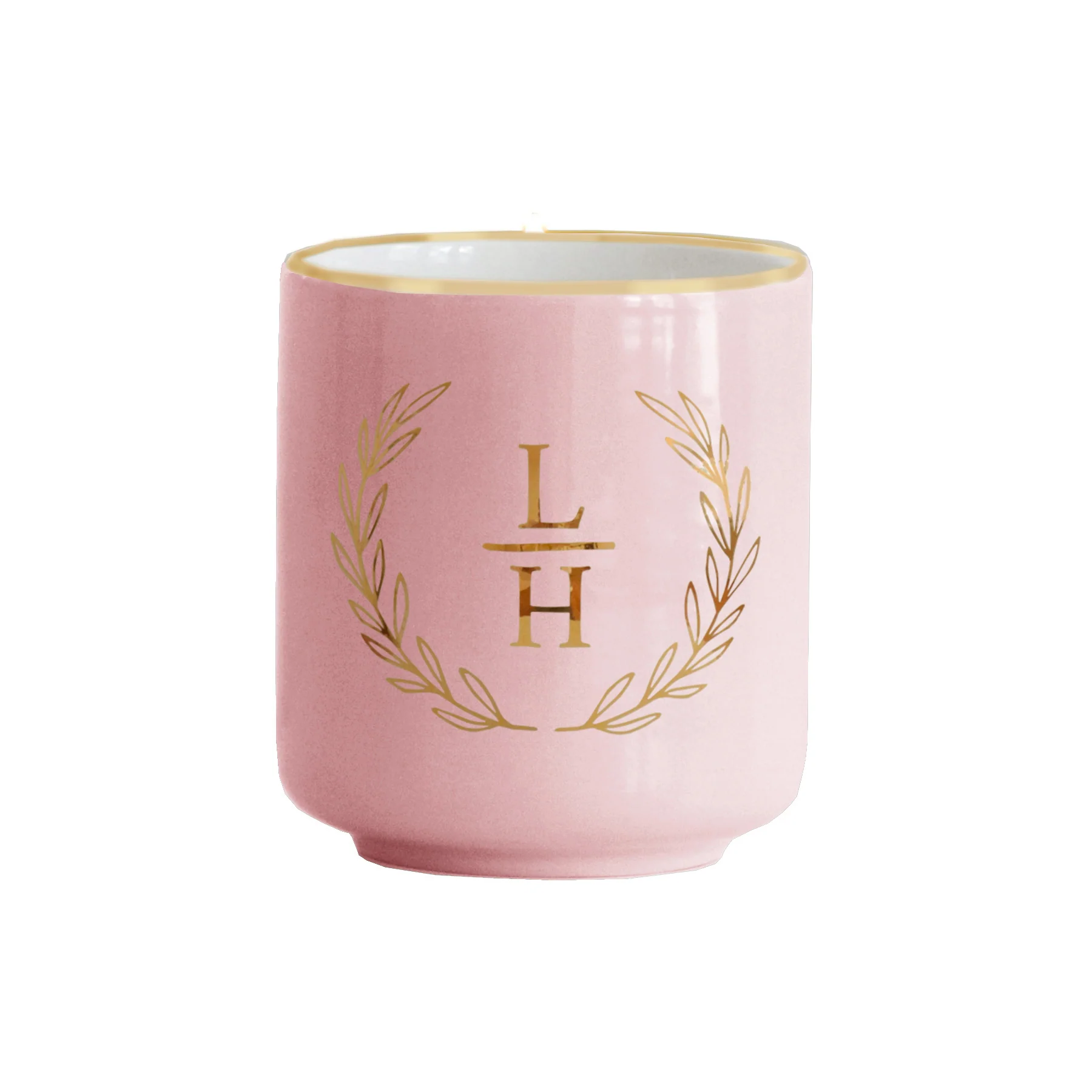 Laurel Monogram Vase - Image 11