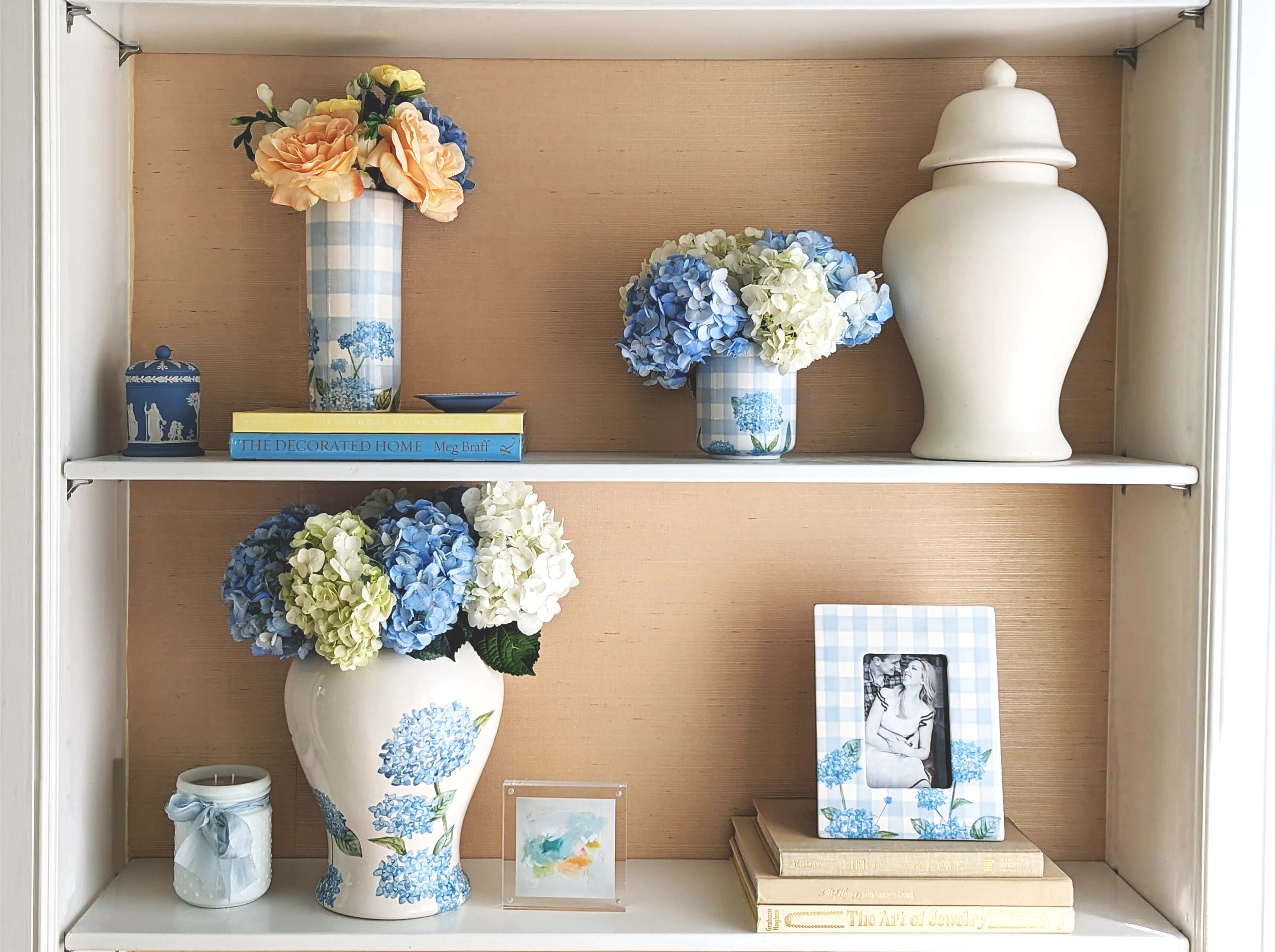 Lo Home x Chapple Chandler Ginger Jars with Hydrangea Accents - Image 22