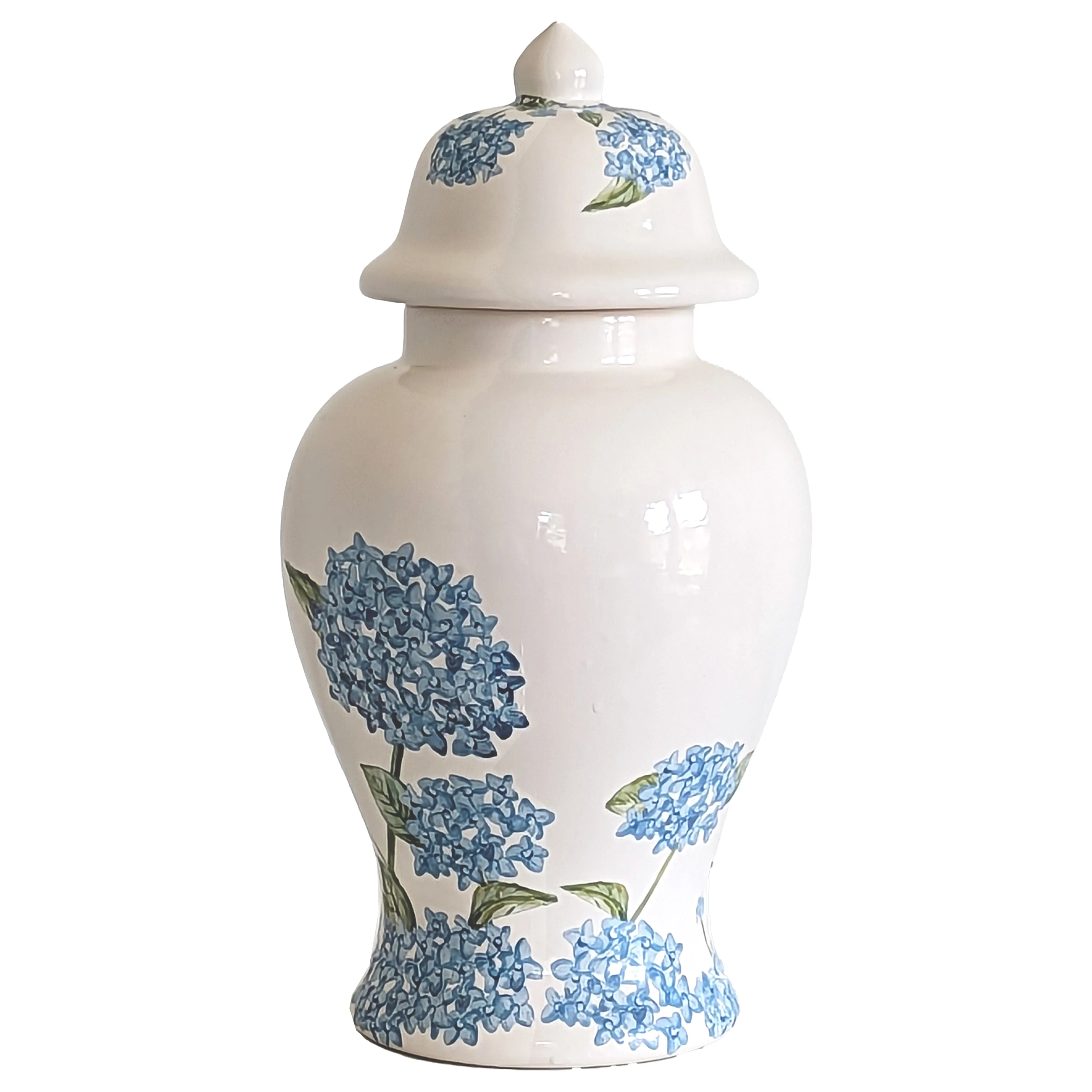 Lo Home x Chapple Chandler Ginger Jars with Hydrangea Accents - Image 4