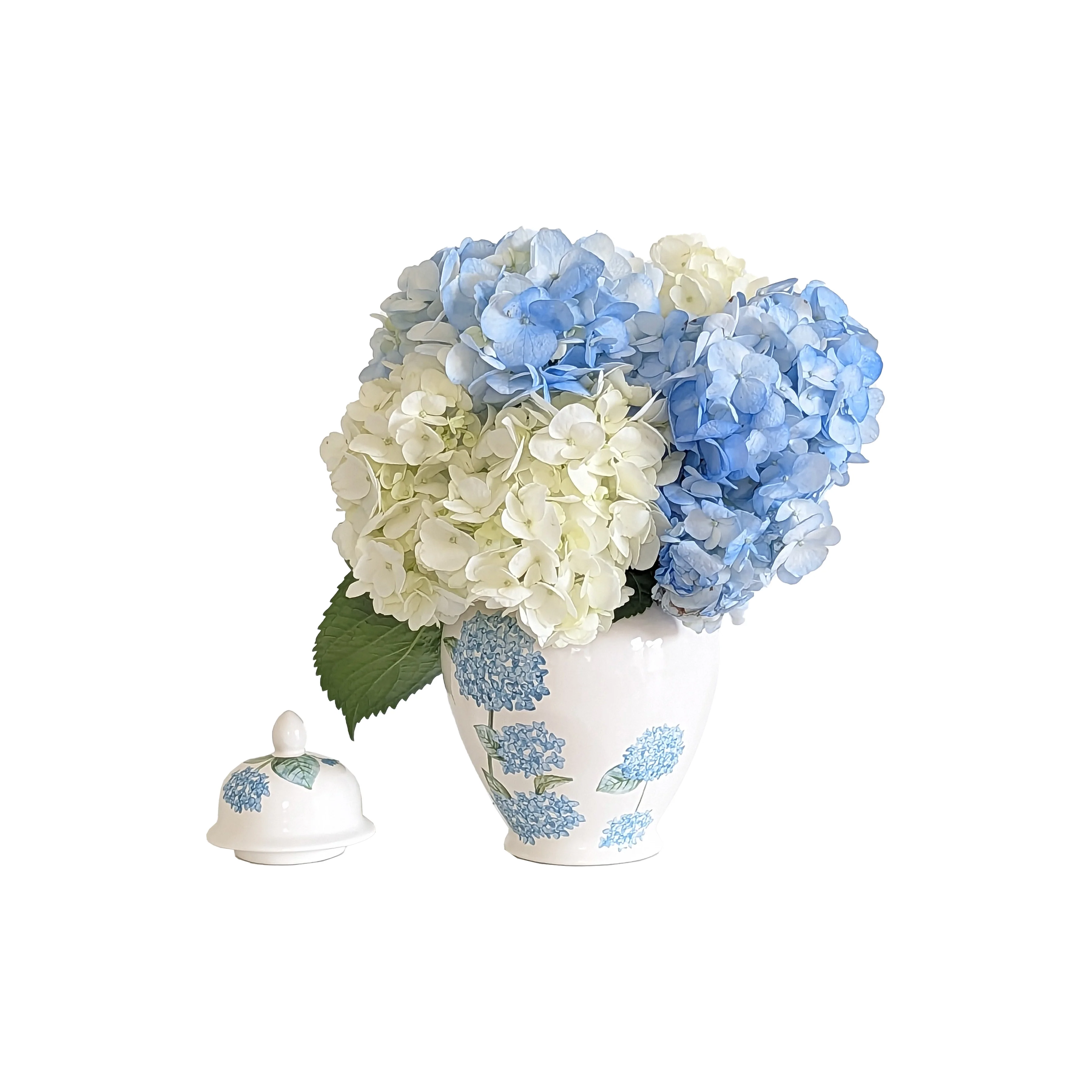 Lo Home x Chapple Chandler Ginger Jars with Hydrangea Accents - Image 7