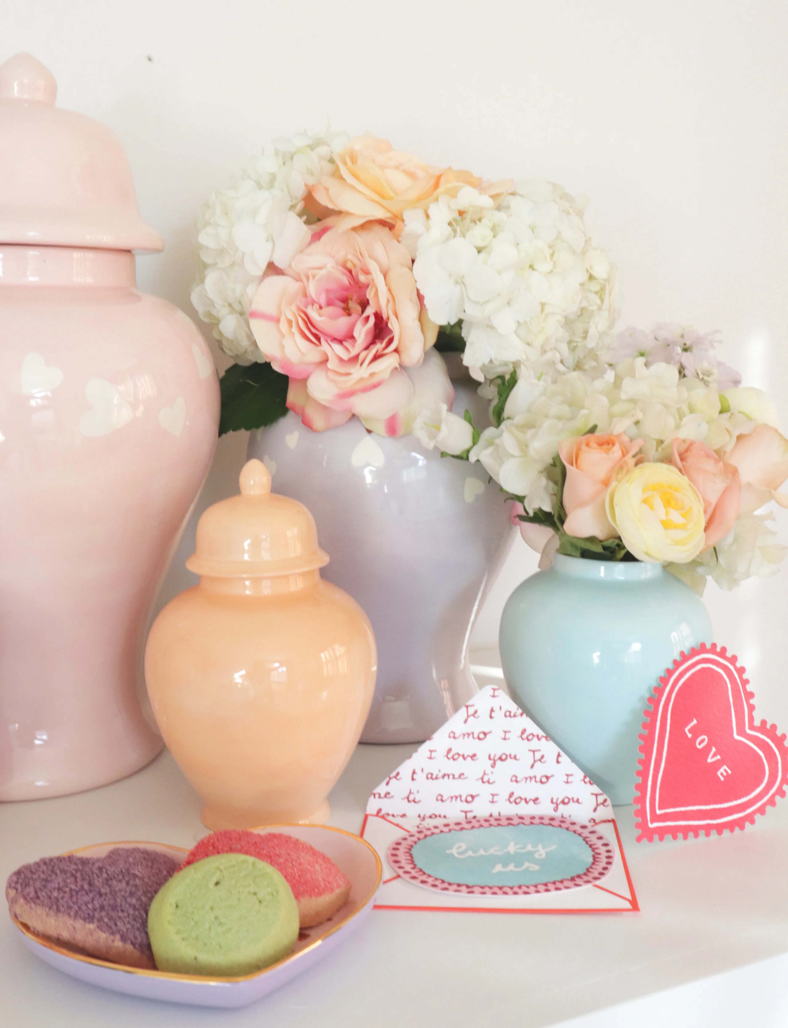 "Love is in the Air" Ginger Jars in Cherry Blossom Pink - Image 12