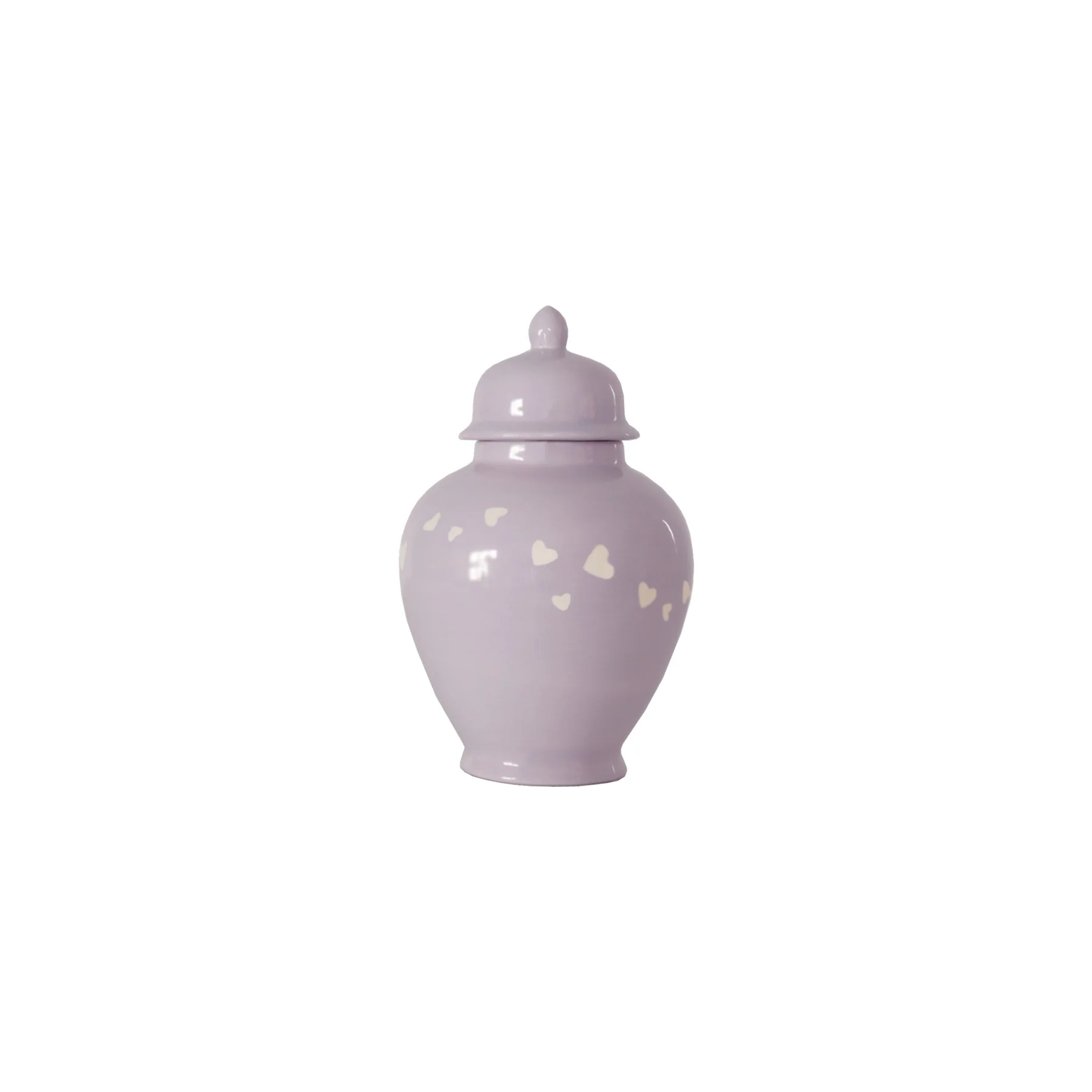 "Love is in the Air" Ginger Jars in Light Lavender - Image 4