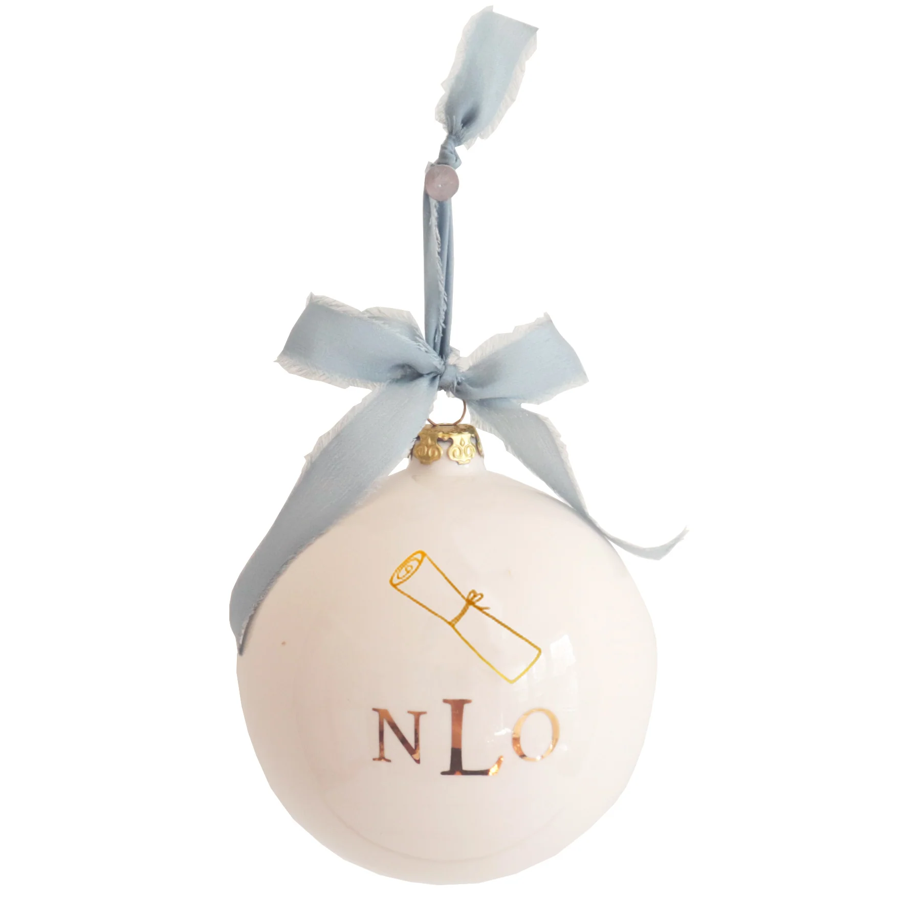 Monogrammed Keepsake Ornament- Graduation - Image 4